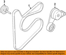 KIA OEM 17-25 Seltos,Soul Cooling Belts Pulleys-Serpentine Belt 252122E310