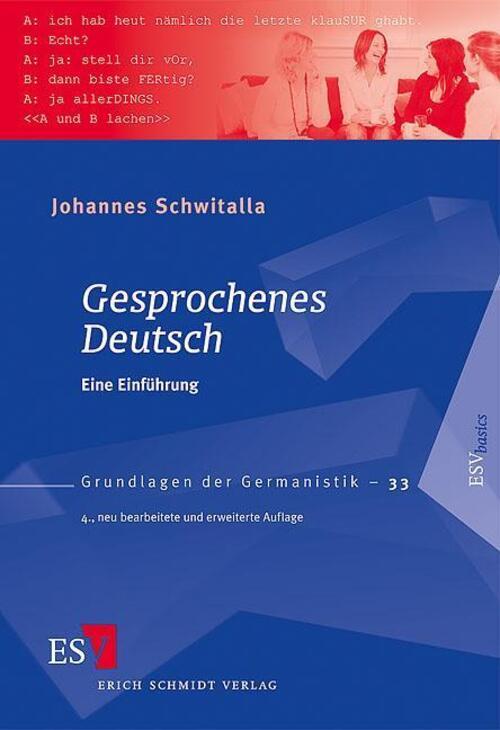 Thumbnail - Gesprochenes Deutsch Eine Einführung Johannes Schwitalla Taschenbuch