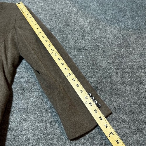 JOS A Bank Sports Coat Blazer Jacket Mens 44R Brown Wool Silk Two Button NWT - 第 9/17 張圖片