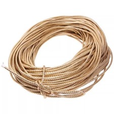 5M Round Braided Leather Cord String DIY Necklace Bracelet PU Rope 3/4/5mm