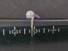 Pearl Diamond Bypass 14k White Gold  Ring, Sz 2, , 925 Silver Pearl Earrings  — photo 9
