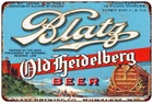 1933 Blatz Old Heidelberg Beer vintage Look reproduction Metal sign