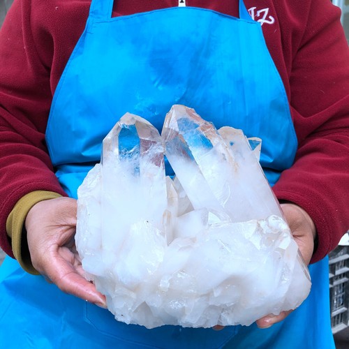 6.49LB Natural Rare Clear Quartz Cluster Energy Mineral Specimen Reiki Healing - Picture 6 of 16