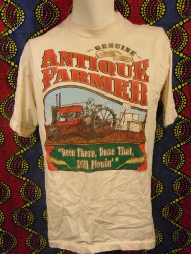 Genuine Antique Farmer - 1995 - Vintage T-shirt - 