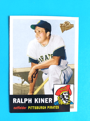 2004 TOPPS ALL-TIME FAN FAVORITES RALPH KINER #31 PITTSBURGH PIRATES 1953 STYLE
