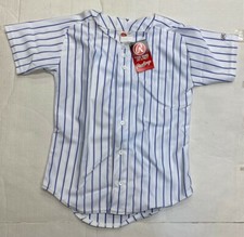 Rawlings WPS20 White and Royal Women's Pinstripe Jersey