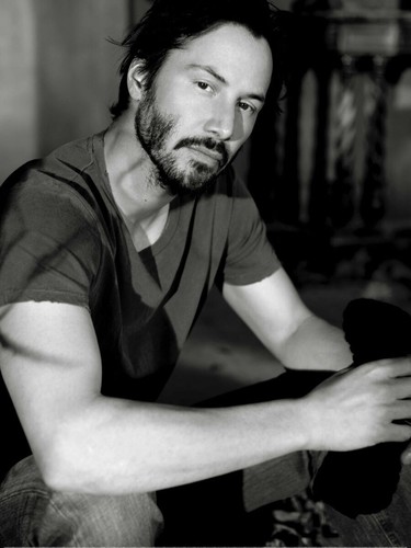 Keanu Reeves Straight Face Black And White 8x10 Picture Celebrity Print - 第 1/1 張圖片