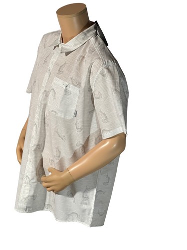 New Mens Simms Tailout short sleeve button down fishing shirt 2XL - Picture 3 of 4