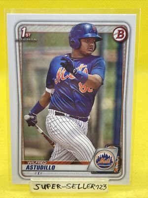 2020 BOWMAN - Wilfred Astudillo / NEW YORK METS ROOKIE RC / Prospect 1st Bowman