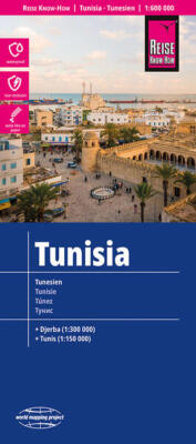 Reise Know-How Landkarte Tunesien / Tunisia (1:600.000) | 2024 | deutsch
