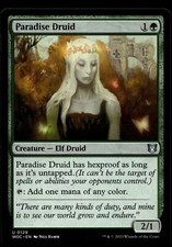 Paradise Druid #129 MTG Wilds of Eldraine NM X1