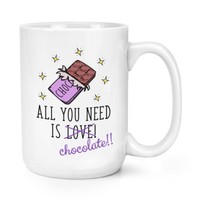All You Need Is Love Schokolade 426Ml Groß Becher Tasse - Big