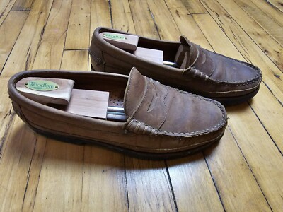 Allen Edmonds Suede Penny Driving Loafers Sz 11 s-l400.jpg main image 3