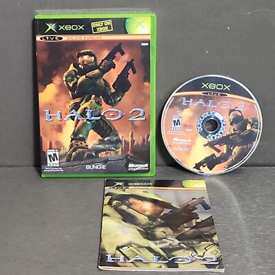 Halo 2 XBOX Game CIB Complete