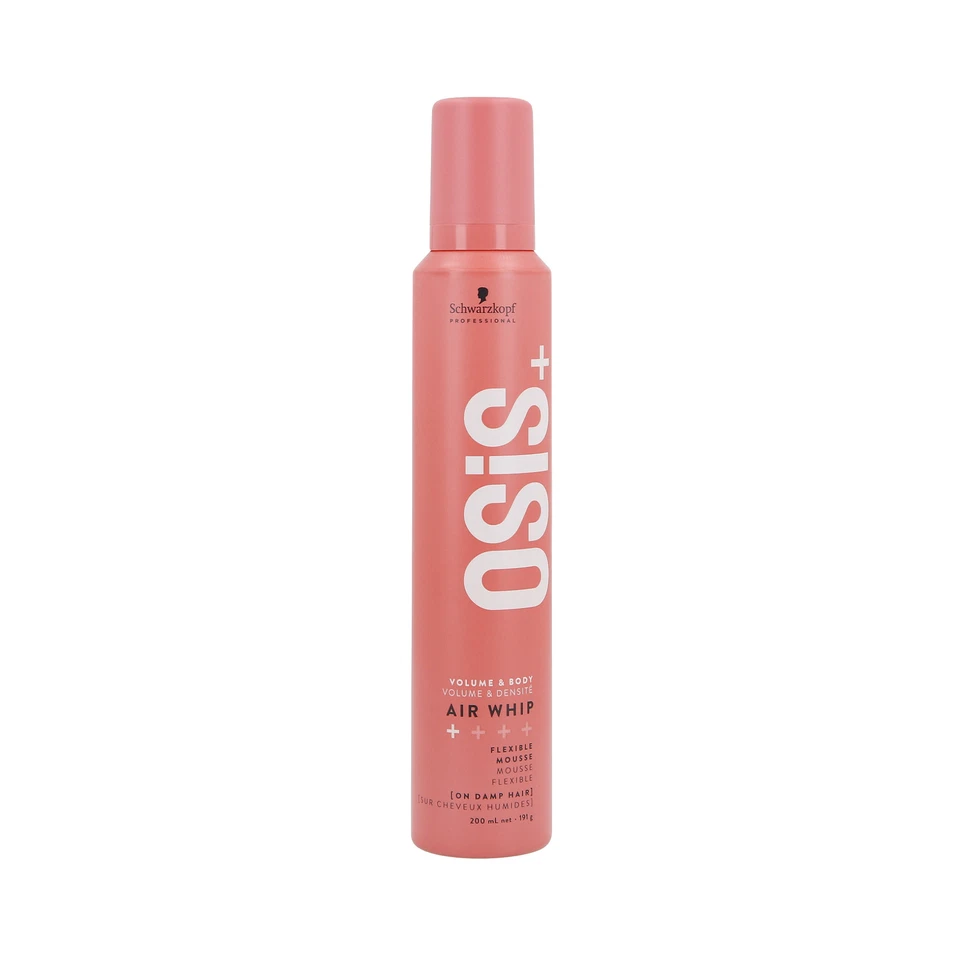 SCHWARZKOPF PROFESSIONAL OSIS+ AIR WHIP Styling-Mousse Volumen Fixierung 200ml