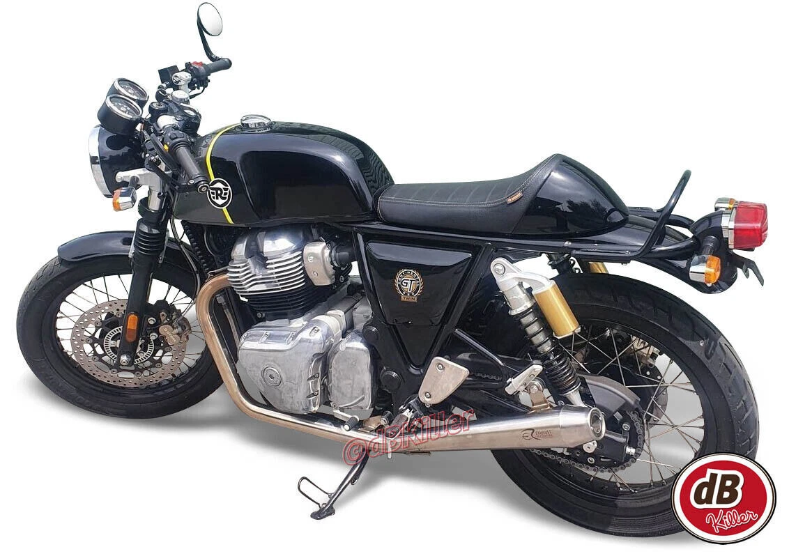 LIGNE EXHAUST REVOLUTION SATINE e4 ROYAL ENFIELD INTERCEPTOR 650