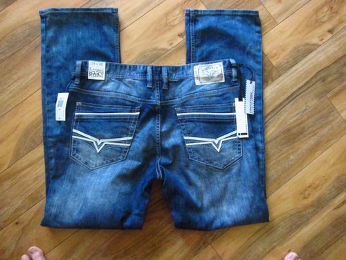 NWT- Mens Buffalo Spencer Stretch Slim Straight Jeans size 34x32 - Picture 5 of 12