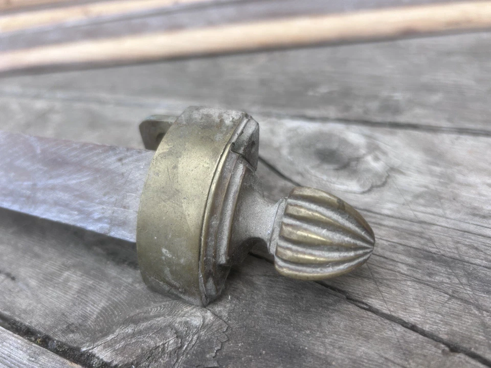 1x Barre Tringle à Tapis d Escalier Support Complet Bronze Empire Ancien Château - Photo 3/4