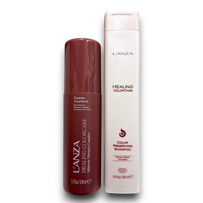 Lanza Healing Color Care Shampoo 10.1 oz & Trauma Treatment 5.1 oz