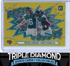 2025 Donruss Optic Trevor Lawrence/Brian Thomas Jr Best Tuddys Gold #09/10 W494