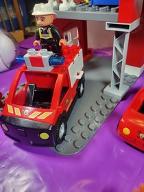 LEGO Duplo 5601 Fire Station Almost Complete. Please Read Description