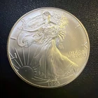1995  U.S. Silver Eagle $1.00   1 Troy Oz Fine Silver Ka109