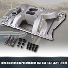 Intake Manifold Performer Rpm Air Gap Square Bore Oldsmobile 400 455 7551