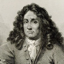 Portrait du peintre Pierre Puget Jean-Baptiste Mauzaisse Gravure originale XIXe