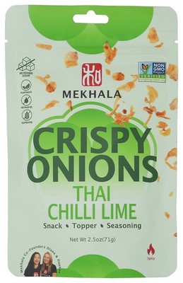 Mekhala Thai Chilli Lime Crispy Onions 2.5Oz Snack Rice