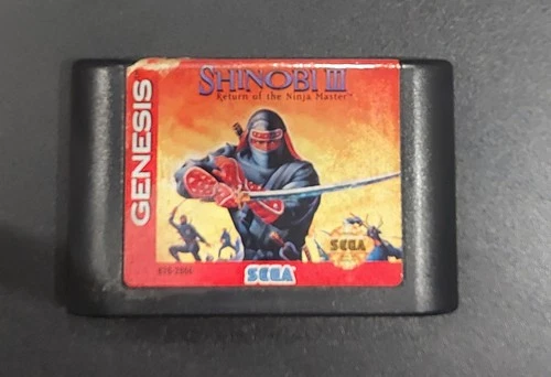 Shinobi III 3 Return Of The Ninja Master Sega Genesis Authentic and Tested Loose