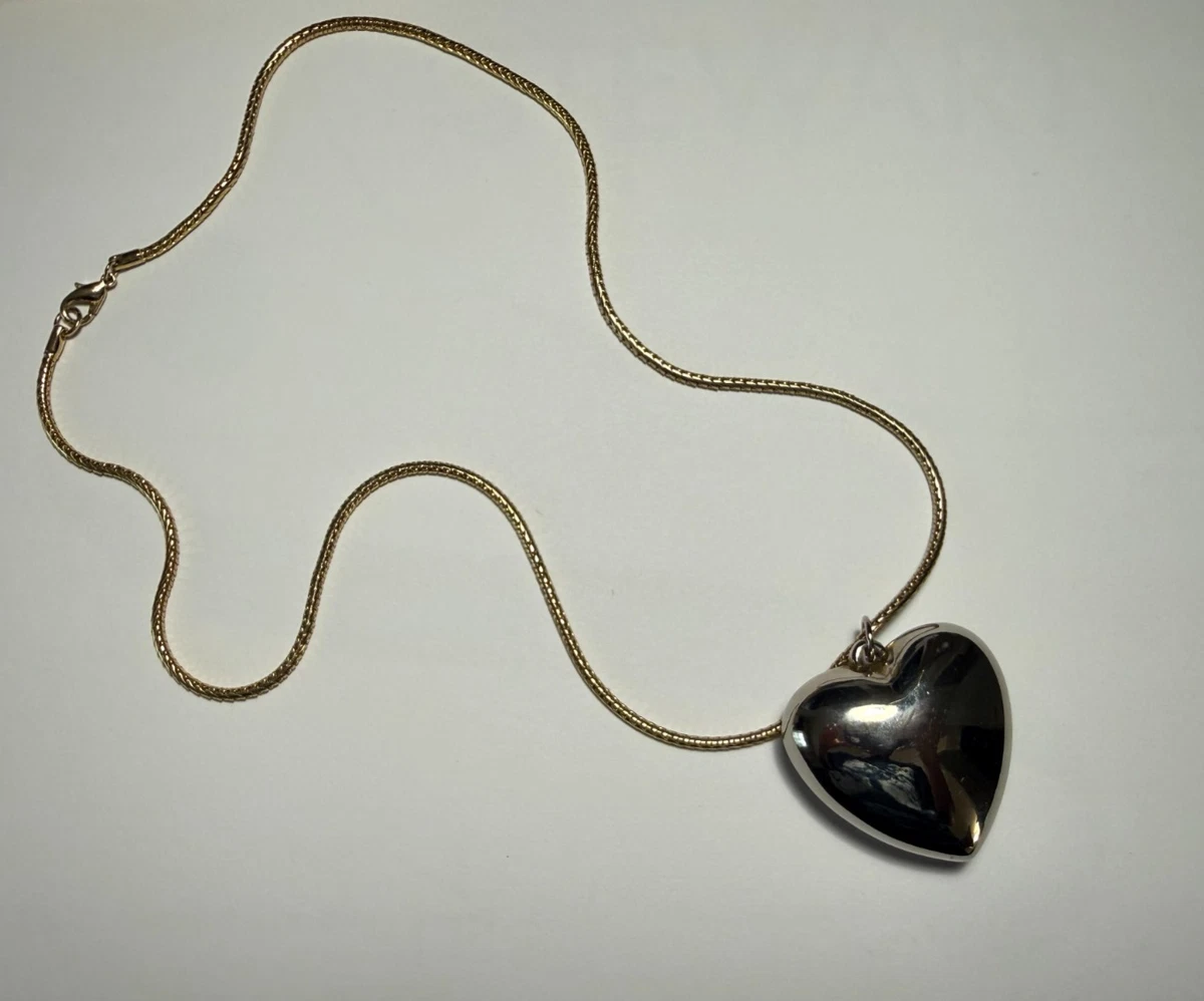 puffy heart pendant products for sale | eBay