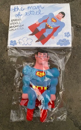 Amanda Visell - The MAN of STEEL - Superman Art Toy - Painted Figure - SEALED