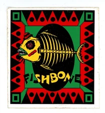 Fishbone Rock Band Sticker Pass