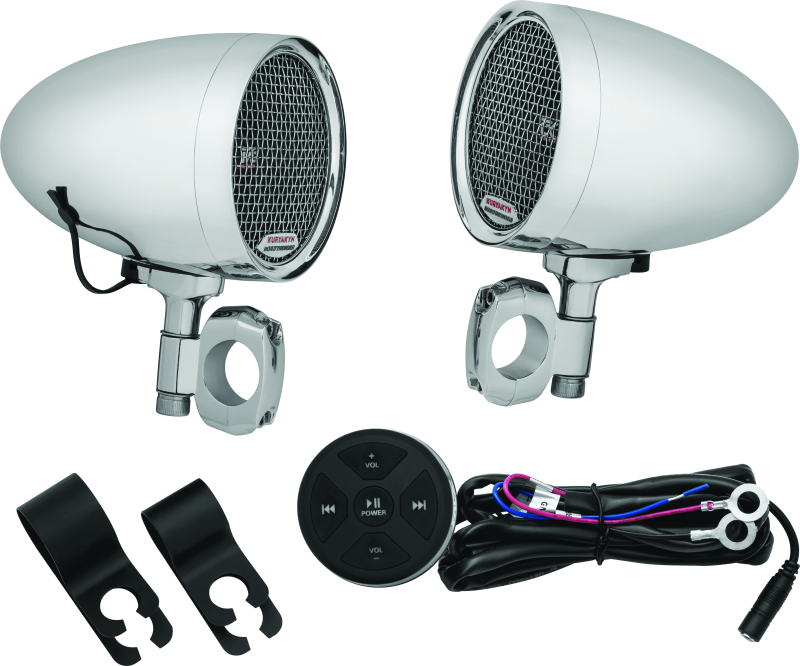 Kuryakyn - 2712 - Road Thunder Speaker Pods with Bluetooth