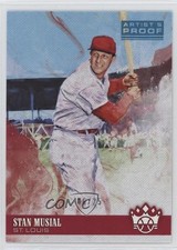 2018 Diamond Kings Photo Variation Artist Proof Blue 6/25 Stan Musial #3 HOF 3s3