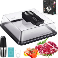 Fast Defrosting Tray Frozen Meat Thawing Box USB Airflow Fan Lid Aluminum Plate