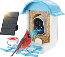 Smart Bird Feeder with Camera,Solar Camera Bird Feeder for Outdoors,Ai Identify