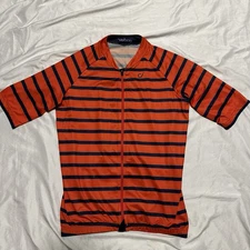 Velocio Breton SE Cycling Jersey Men’s Medium Full Zipper Front Stripe Bike