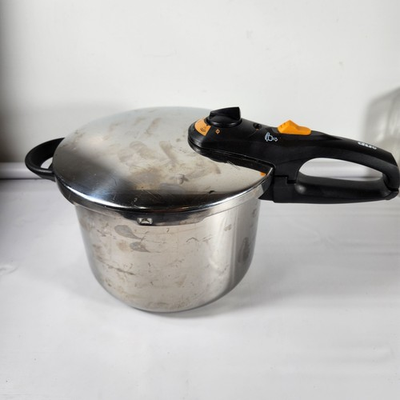 #ad Fagor 6 Liter Pressure Cooker Stainless Steel Pot Gas Electric Vitro Induction $79.99