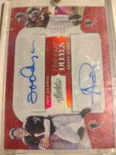 2022 Panini Absolute - Historical Duals Andre Rison, Jeff George #HD-ATL /75