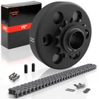 Heavy Duty 1" Bore 14T Clutch & #420 Chain For Honda GX390 Predator 420 Yerf-Dog