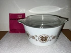 Vintage Pyrex Ware Country #473 1 Qt Casserole Dish With Lid 470-C