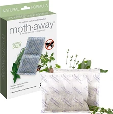 Richards Homewares Moth Away Herbal Non Toxic Natural Repellent, 6-Jumbo... 