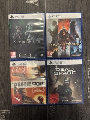 PS5 Spiele Bundle Set 4x Nagelneu & sehr guter - Dragons Dogma II, Dead Space,  