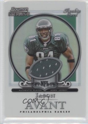 2006 Bowman Sterling Relics Refractor 124/199 Jason Avant #BS-JA 0f3