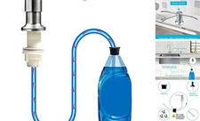 Soap Dispenser for Kitchen Sink, Brushed Nickel Countertop Soap Dispenser 