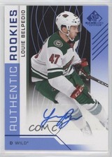 2018-19 SP Game Used Authentic Rookies Blue Louis Belpedio Louie #182 Auto n7w