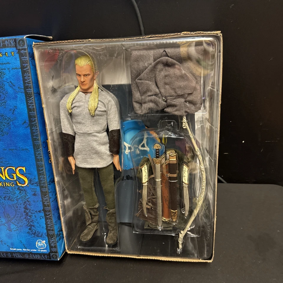Figura de acción DiD El Señor de los Anillos Retorno del Rey Alto Modelo Completo Legolas Foto 2 de 4