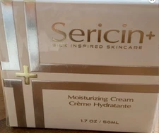 SERICIN+ MOISTURIZING CREAM-SILK INSPIRED SKINCARE-1.7 fl oz / 50 ml- NEW-SEALED