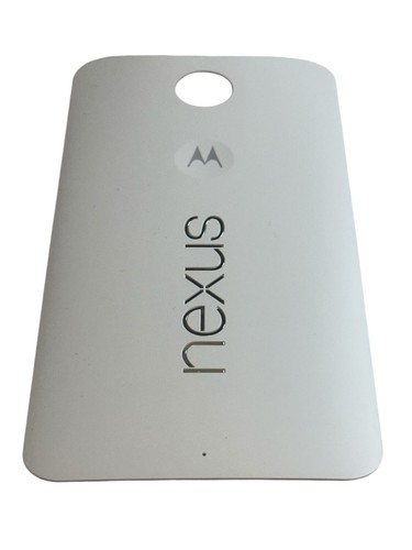 COPRI BATTERIA ORIGINALE GOOGLE MOTOROLA NEXUS 6 XT1103 BIANCO - Foto 3 di 3